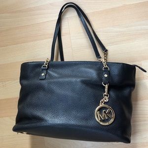 Michael Kors Black Leather Bag